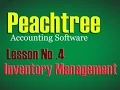 Peachtree Accounting Software Lesson No 4 Inventory Management Tutorials in Urdu