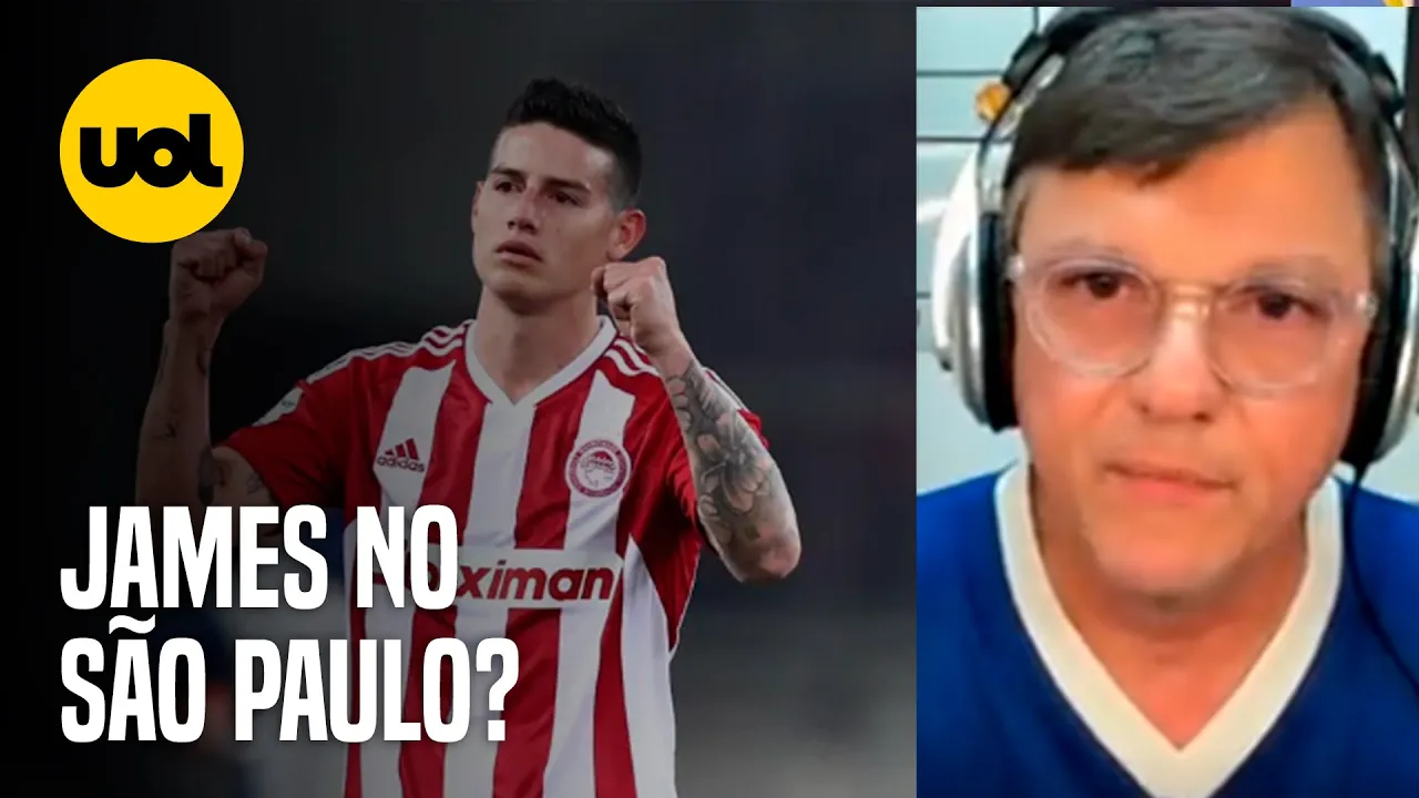JAMES RODRÍGUEZ NO SÃO PAULO? 'MUITAS LESÕES, CONTRATAÇÃO DE ALTO RISCO', DIZ MAURO CEZAR PEREIRA