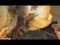 Most Beautiful Tree Braids drop-outs cornrows with back crochet