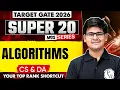 Algorithms CS DA Target GATE 2026 Super 20 MSQ Series