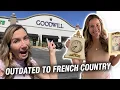Thrift With Me at Goodwill 3 Stores Outdated to French Country Makeovers Amazing Transformations