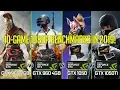 GTX 1050ti vs 1050 vs 960 4GB vs 960 2GB in 10 GAMES 1080p