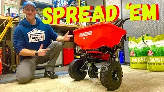 BEFORE YOU BUY AN ECHO RB60 LAWN SPREADER WATCH THIS