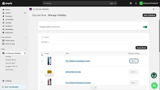 Manage Product-Wise Configurations for Zipcode Validator