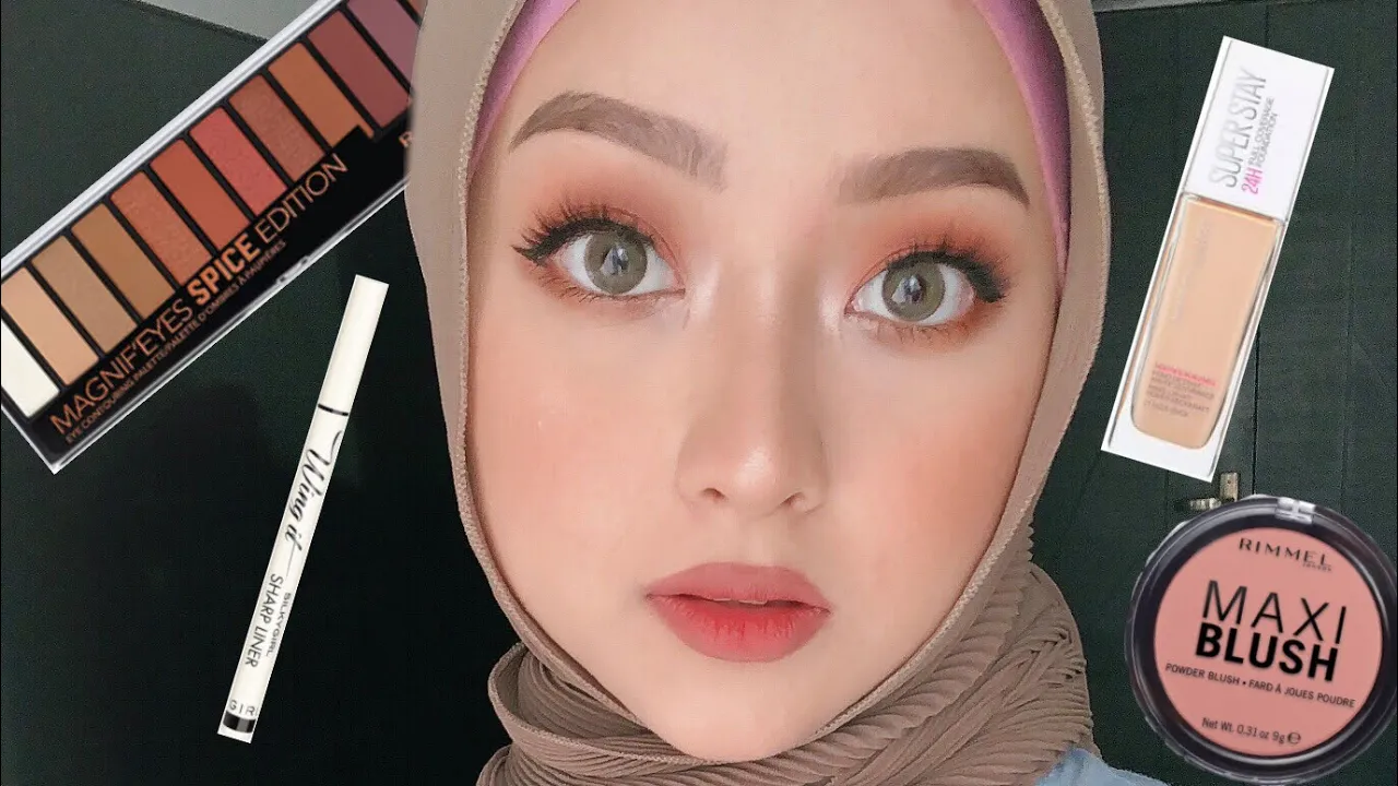 DASAR MAKEUP UTK KULIT BERMINYAK PALING JUARA | MAYBELLINE | BAHASA | SADDY AULIA. 