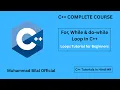 For While and do-while loops in C C Tutorial for Beginners Loops in C C Full Course