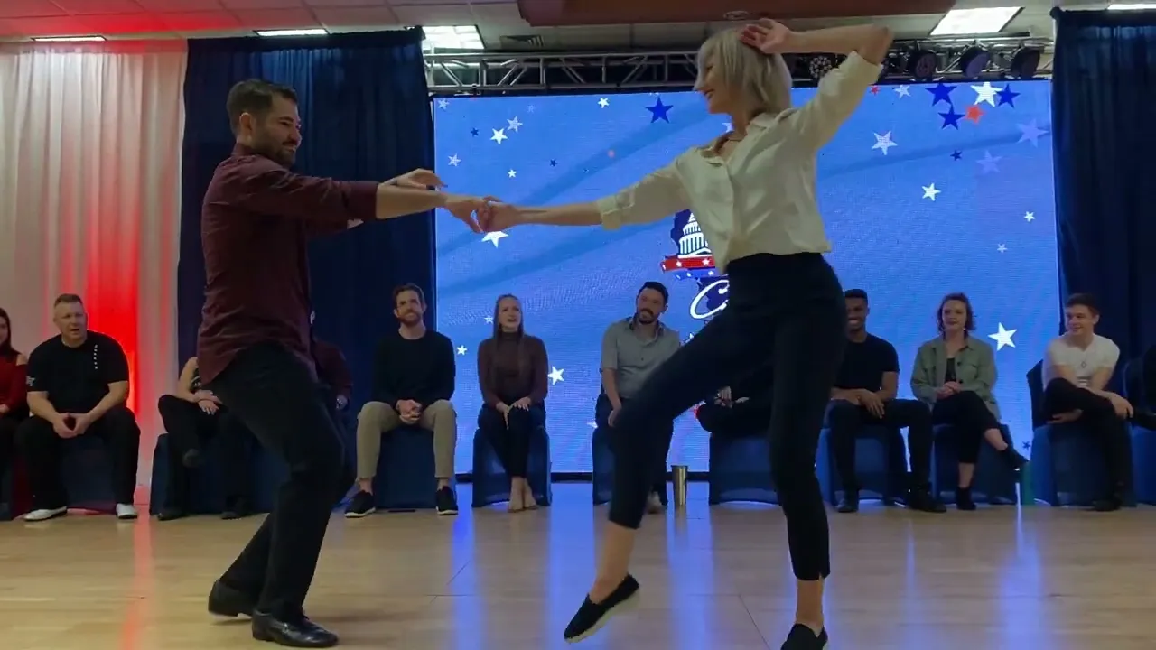 Improv West Coast Swing - Ben Morris & Karla Catana - Capital Swing 2023 Champions Strictly Swing