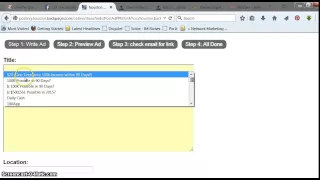 BackPage Classified Advertising for Newbies