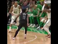 Julian Edelman gets hyped for Jaylen Brown after he drains 3-PT vs Nets