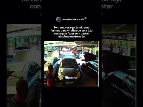 Esse vídeo parecia uma ação de marketing, algo planejado, pensado para chamar atenção.