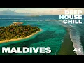 Maldives Cinematic Views + Deep House Chill | Relaxing 4K for Your TV | Ocean Therapy 🌊