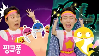 [TOP2] 오싹오싹 그림자 몬스터 + 좀비 상어가족 손가락 놀이 | 호이의 놀이교실 | +모음집 | 할로윈 동요 | 핑크퐁! 인기동요