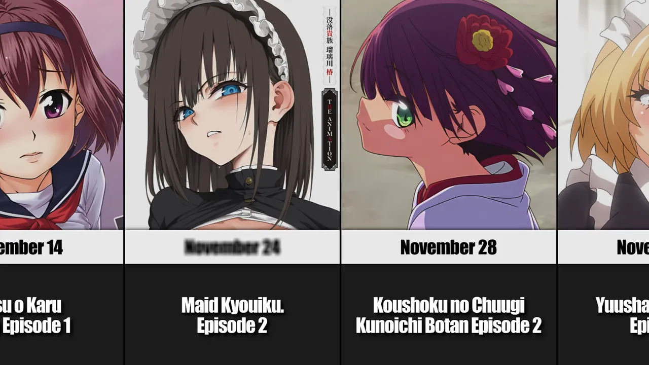 All Upcoming Hemtai in November 2025 🤤