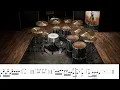 Megadeth - Hangar 18 Drums MIDI SHEET TRANSCRIPTION