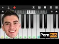 PORNHUB INTRO - ON GARAGEBAND PIANO