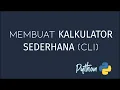 Penerapan Python - Kalkulator Sederhana Jupyter Notebook Input Output