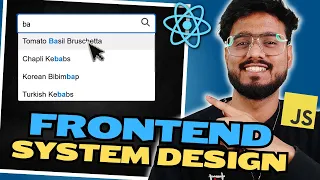 Frontend System Design Questions Autosuggestion Typeahead - HLD LLD Interview Experience
