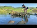 Download Lagu Techniques and How To Make a Giant Fish Trap By Bamboo | The Best Fish Trap Video