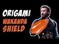 Easy Origami wakanda shield - Captain America wakandan shield