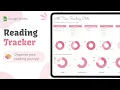 Ultimate Reading Tracker Personal Library Log in Google Sheets Track Books Build Reading Habit