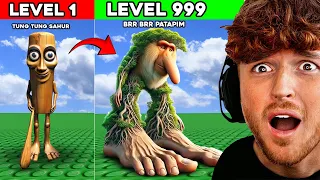 Becoming MAX LEVEL Brain Rot in Roblox..