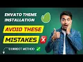 How to install theme on WordPress from Envato Envato WordPress theme installation