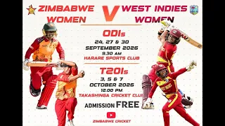 Zimbabwe Women vs West Indies Women | 1st WT20I