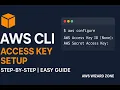 AWS CLI How to Generate Access Key Secret Access Key with IAM user Easily