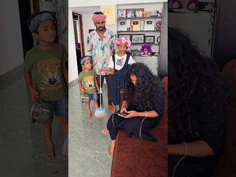 Don't miss the end 😱 power of wife 🤣 #shorts #trending #viral #chandrupriya #comedy