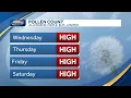 Pollen counts high ahead of summer-like stretch in New Hampshire