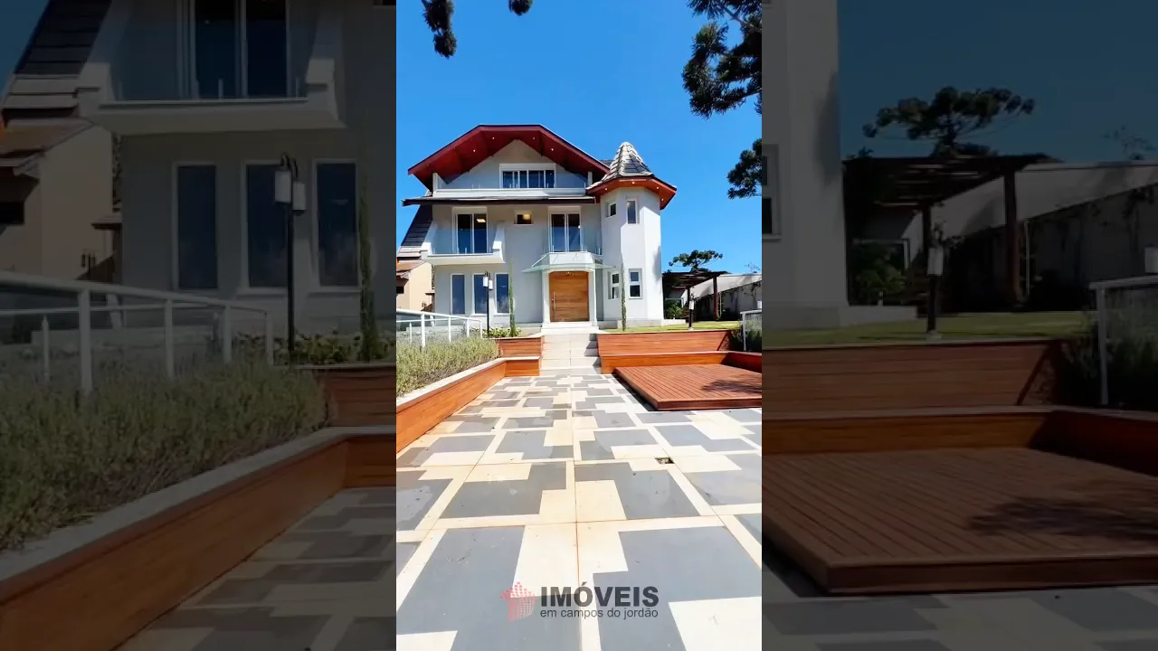 Video do Imóvel: Casa com 6 dormitórios à venda, 450 m² por R$ 2.600.000 - Alto da Boa Vista - Campos do Jordão/SP