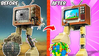 ليغو برينروت إصلاح جميع الأدوات المنزلية شاهدوا عملية التحول AM Bricks Galaxy 