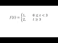 Laplace Transform of piecewise function