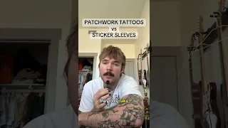 patchwork sleeves vs sticker sleeves explained