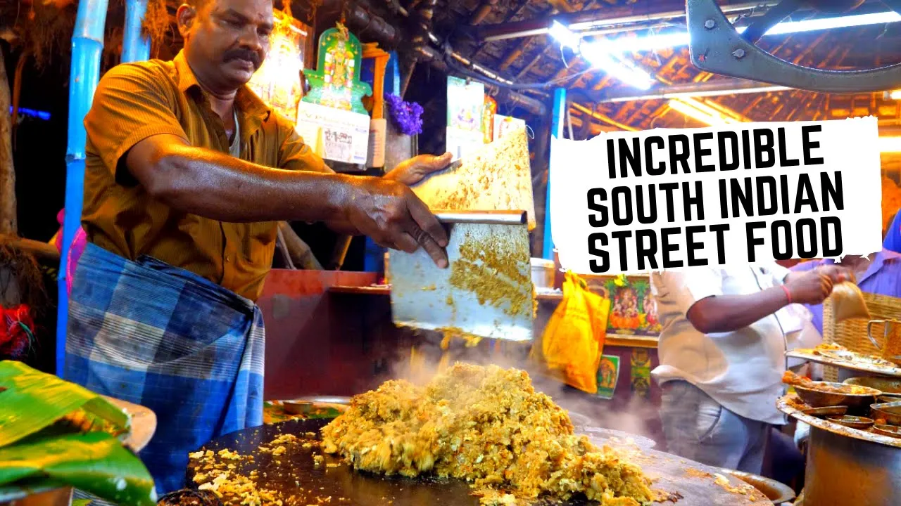 UNREAL South Indian Street Food  | 90 YEAR OLD cotton seed milk stall + GIANT bread mountain