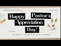 Happy Pastor s Appreciation Day Loop