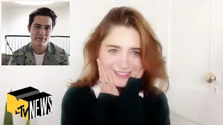 natalia dyer u0026 wolfgang novogratz on yes god yes u0026 their paths in hollywood mtv news