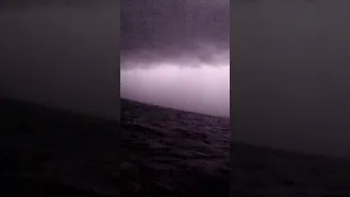 My least favorite part of sailing! Lightning ⚡️