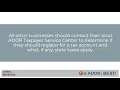 Sales and Use Tax Tax Account Number Registration