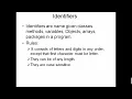 Java tokens