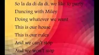 Download We can't stop - Miley Cyrus Lyrics MP3