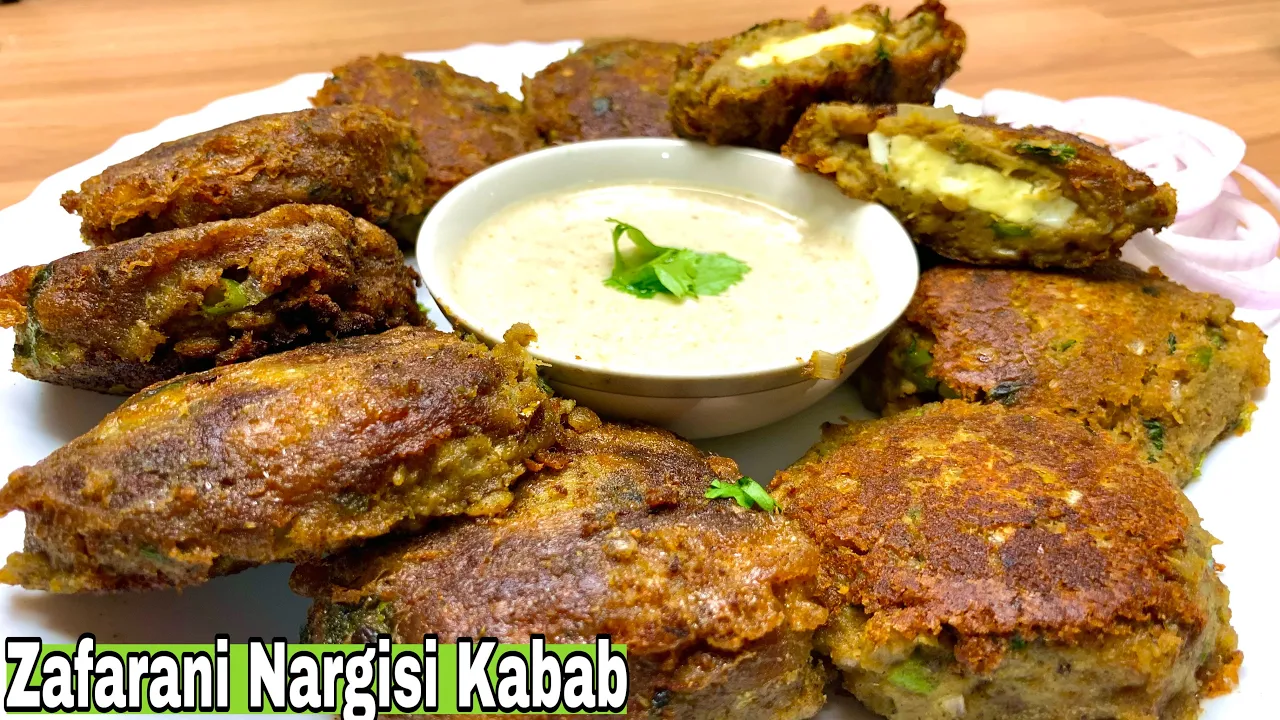Zafrani Nargisi kabab🔥Enjoyable & very delicious Lucknowi kabab❤️Must Try👌