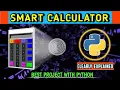 Create Smart Calculator using Python tkinter Standard Scientific Calculator