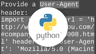 How to use Python requests to fake a browser visit a k a and generate User Agent