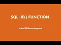 SQL IIF Function in SQL Server