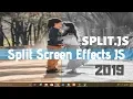 JavaScript Plugin Split JS Create Split Screen Effects on Website in Hindi