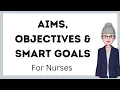 Aims Objectives Learning Outcomes and SMART goals for Nurses