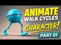 Free Tutorial How to Animate a Walk Cycle in Maya Part 01 Start Here