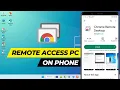 How to Use Chrome Remote Desktop on Android Phone