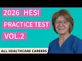 HESI A2 Practice Test 2026 Vol 2 60 Questions with Explained Answers